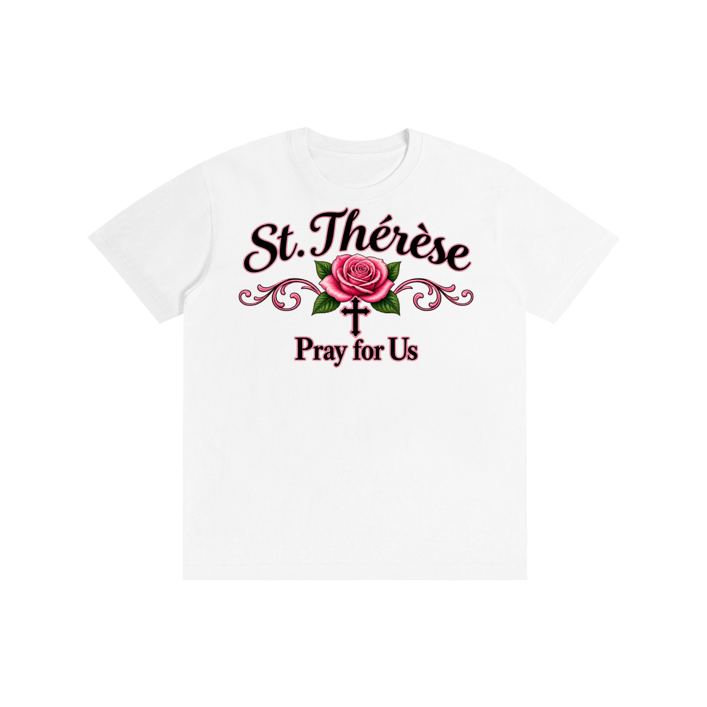 St Therese of Lisieux - Pure Cotton Unisex T-Shirt