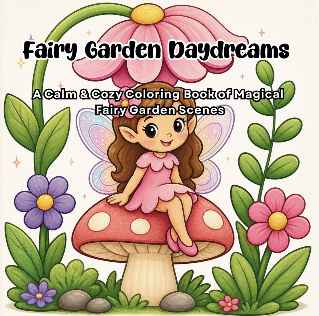 Fairy Garden Daydreams Coloring Book, Cozy Magical Scenes