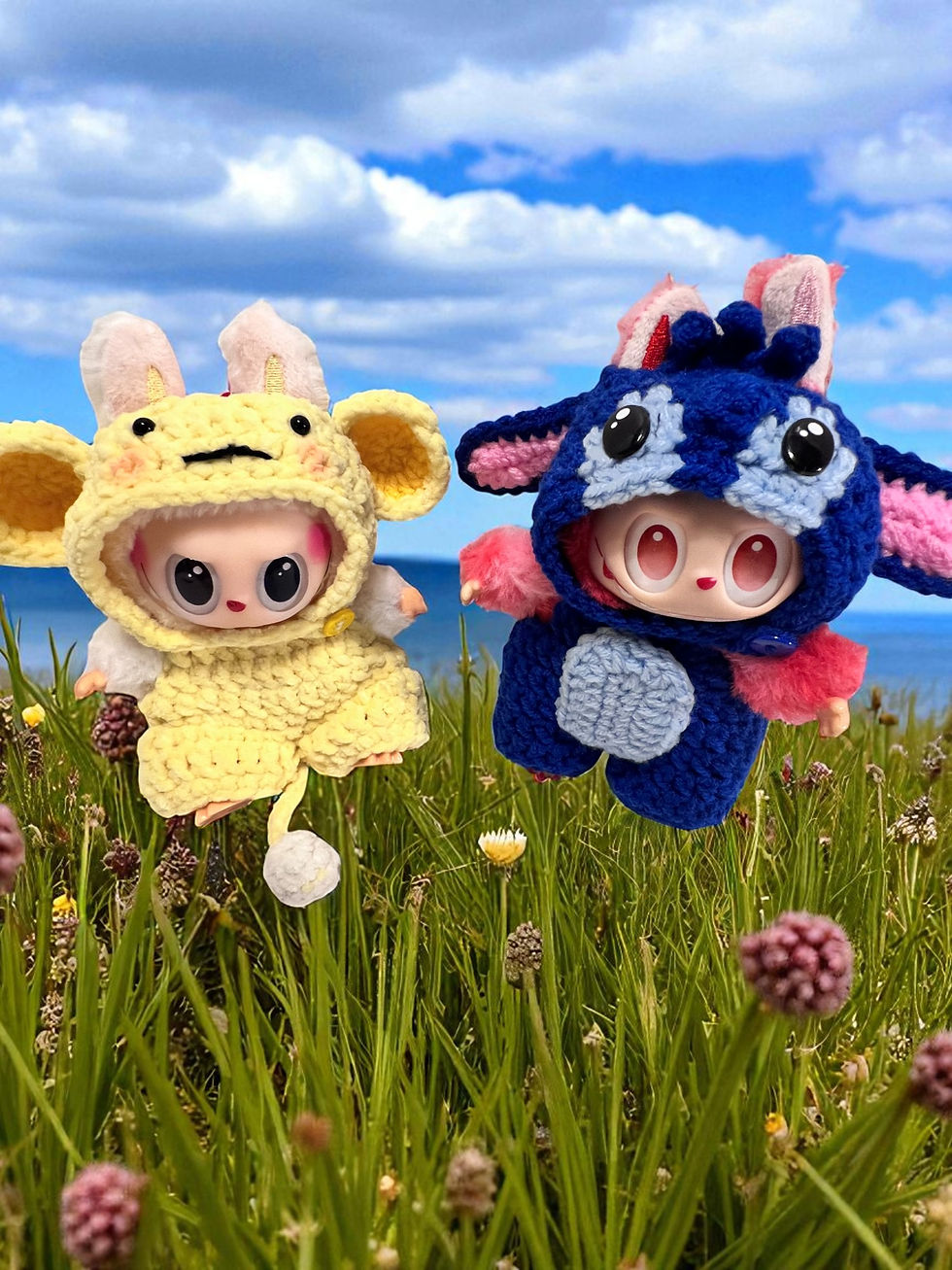 Thumbnail: Cheddar Me Cute – Labubu Mouse Outfit