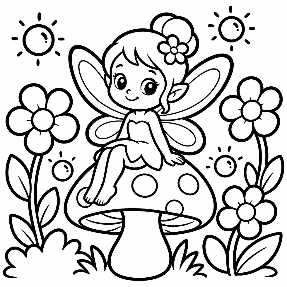 Thumbnail: Fairy Garden Daydreams Coloring Book, Cozy Magical Scenes