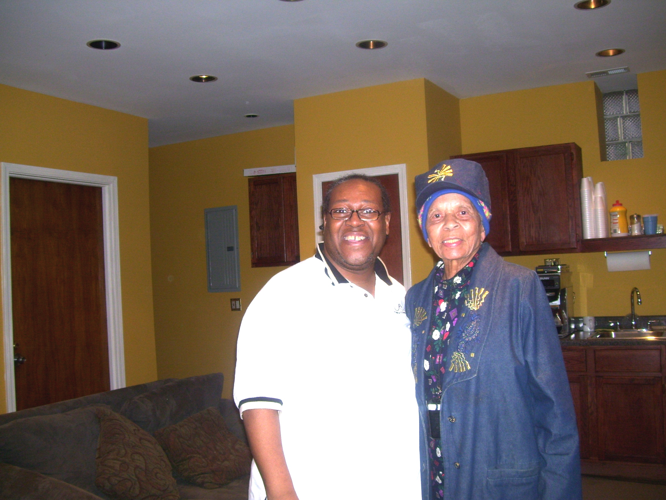 PJ WILLIS WITH MARGRETT BURROUGHS CO-FOUNDER OF THE DUSABLE MUSEUM