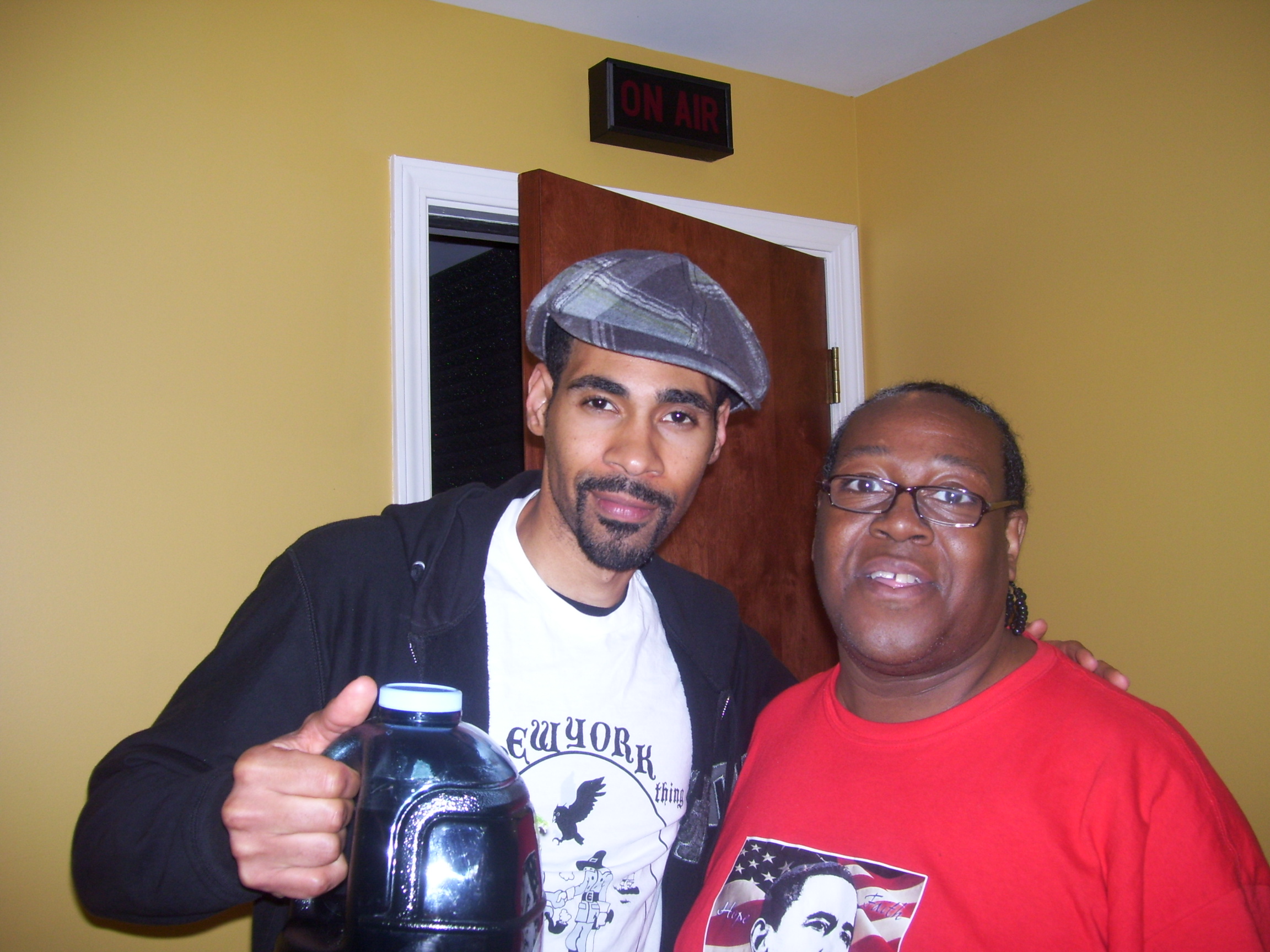 PJ WILLIS WITH ACTOR MEL JACKSON