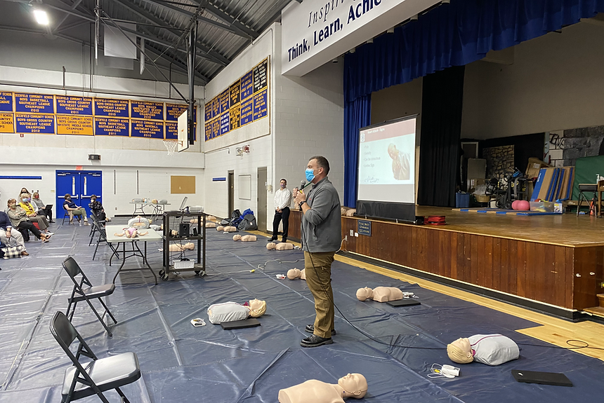 CPR Instruction. First Aid Instruction.