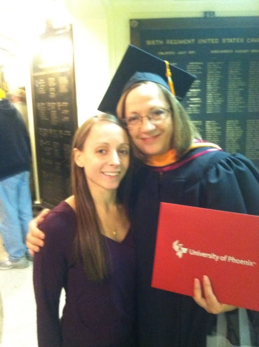 Amanda and her Mother Rose Mary