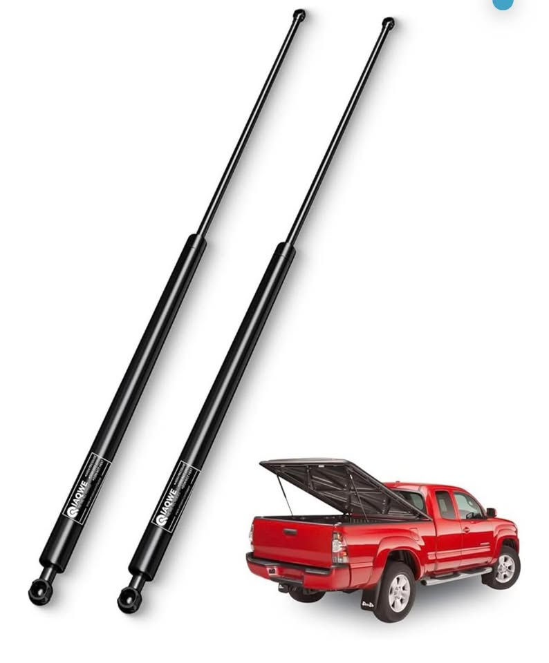 Pair of black ST270M80 27 Inch 80Lb/356N Gas Struts Spring Lift Support Shocks for truck.