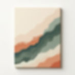 Abstract Earth Tones Canvas
