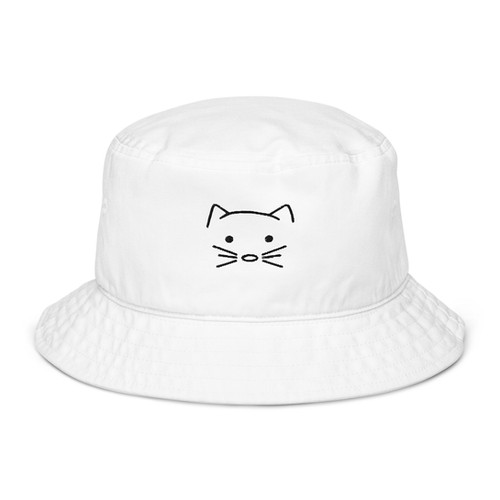 Cat on a Hat - Organic Bucket Hat | ChasingExtraordinary