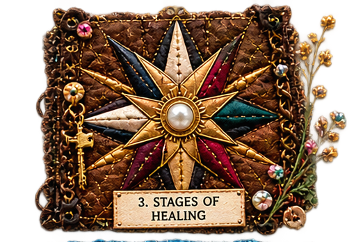 Living Quilt patch accent: Stages of Healing
