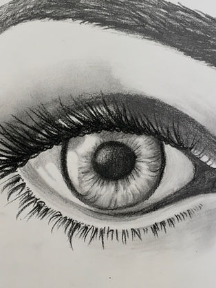 Pencil eye drawing 
