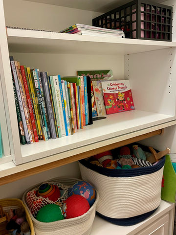 Client AFTER Photo Kids Closet Organized