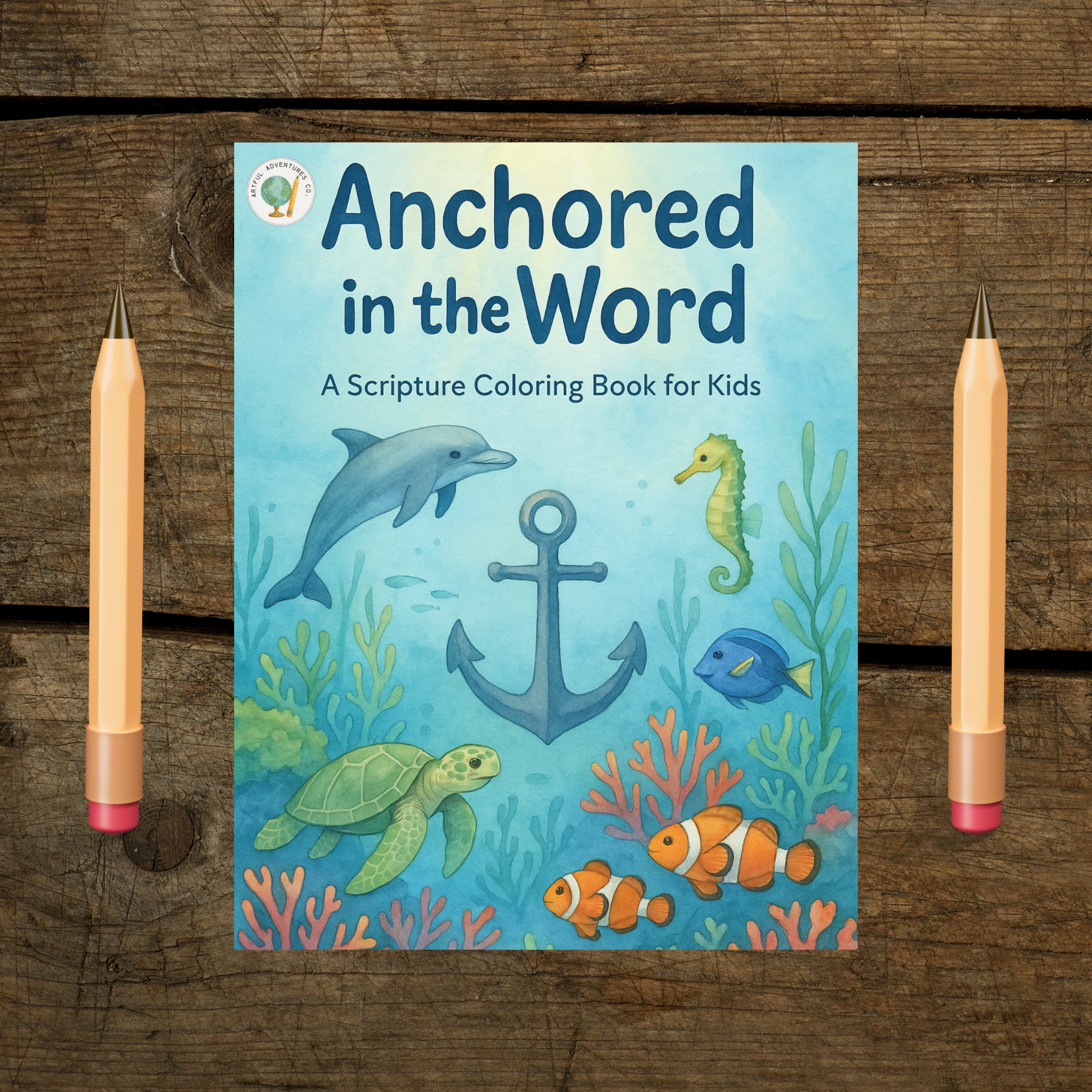 Anchored in the Word: A Scripture Coloring Book for Kids