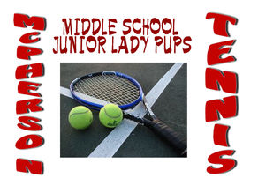 MCPHERSON JUNIOR LADY PUP TENNIS WINS LEAGUE TITLE