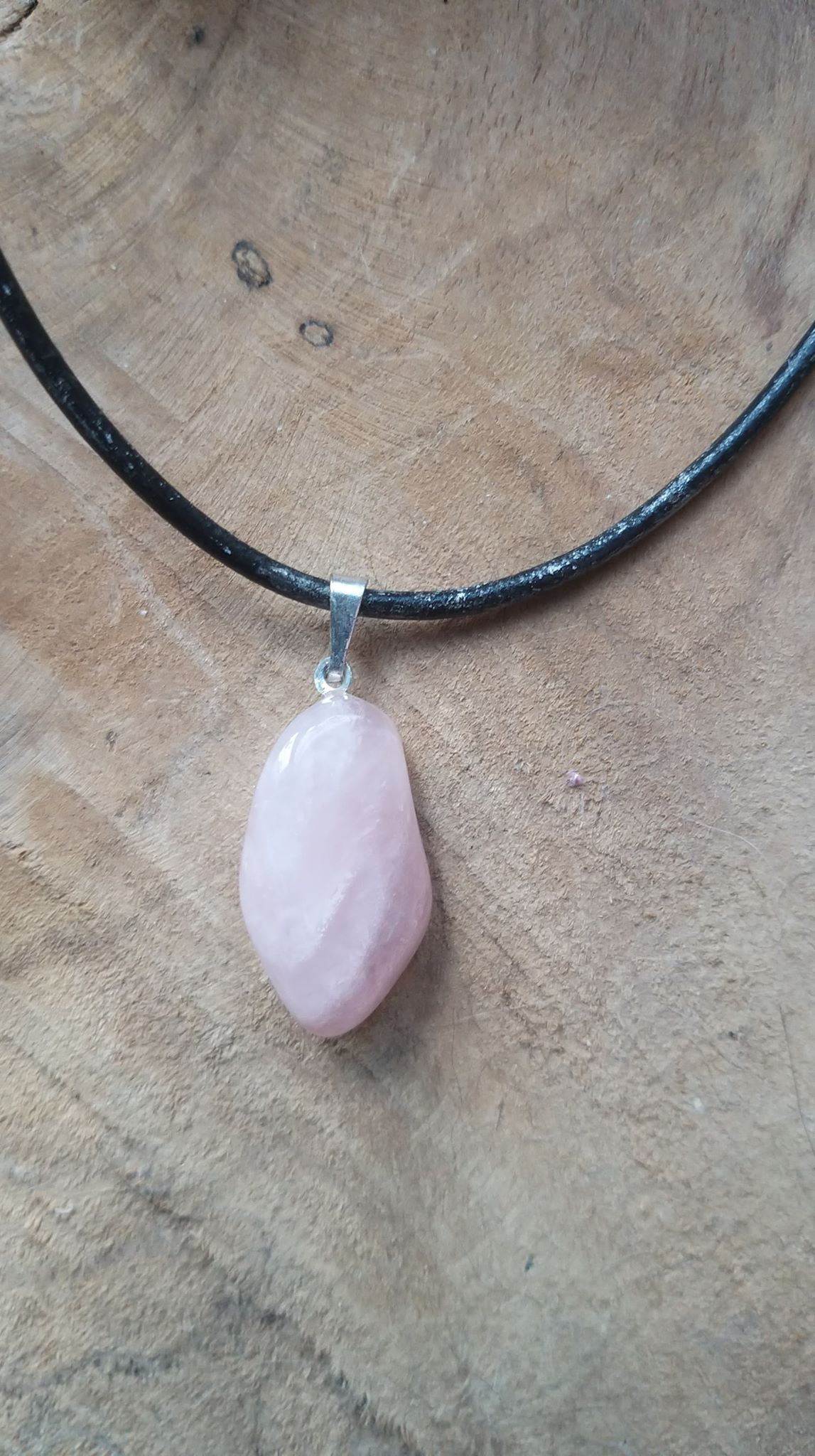 Collier Quartz rose