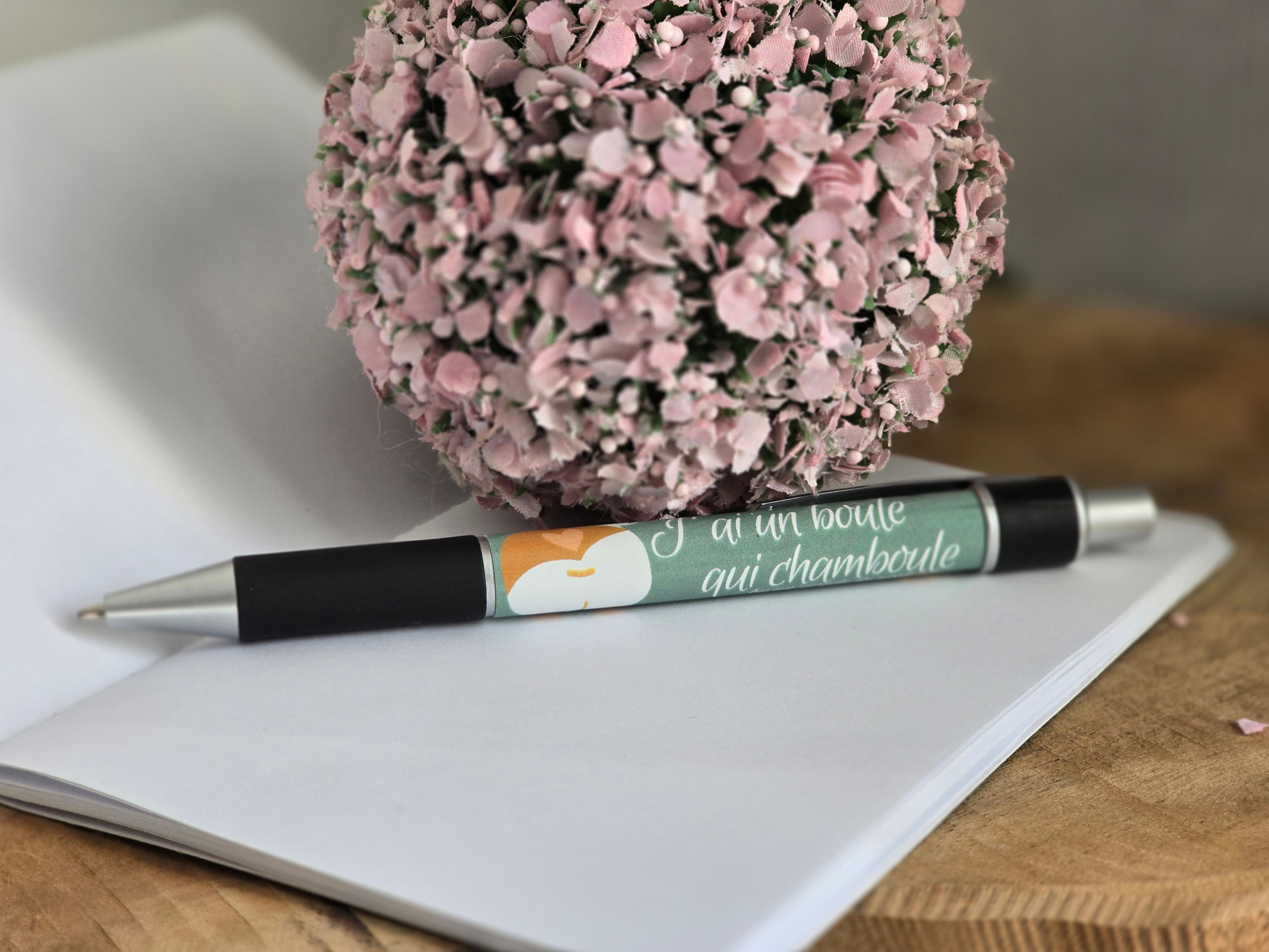 Stylo "un boule qui chamboule"