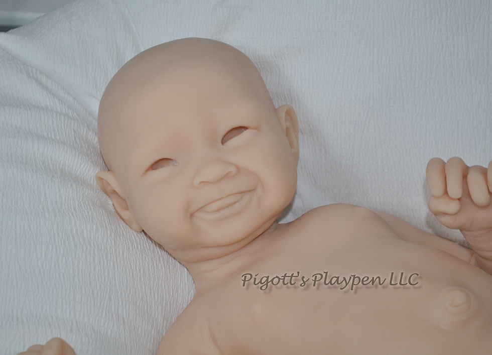 Thumbnail: READY TO SHIP Full Body Silicone Keiko #2 BLANK UNPAINTED Kit