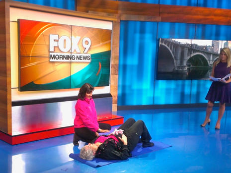 Laurie and Nancy on Fox 9