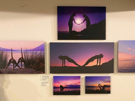 Yoga Off and On the Wall Exhibit