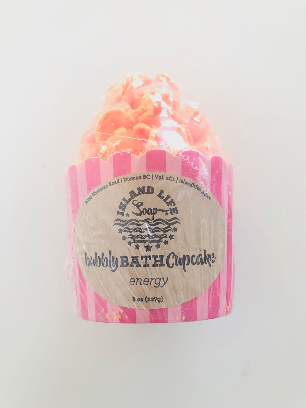 Energy Bubbly Bath Cupcake (8oz)