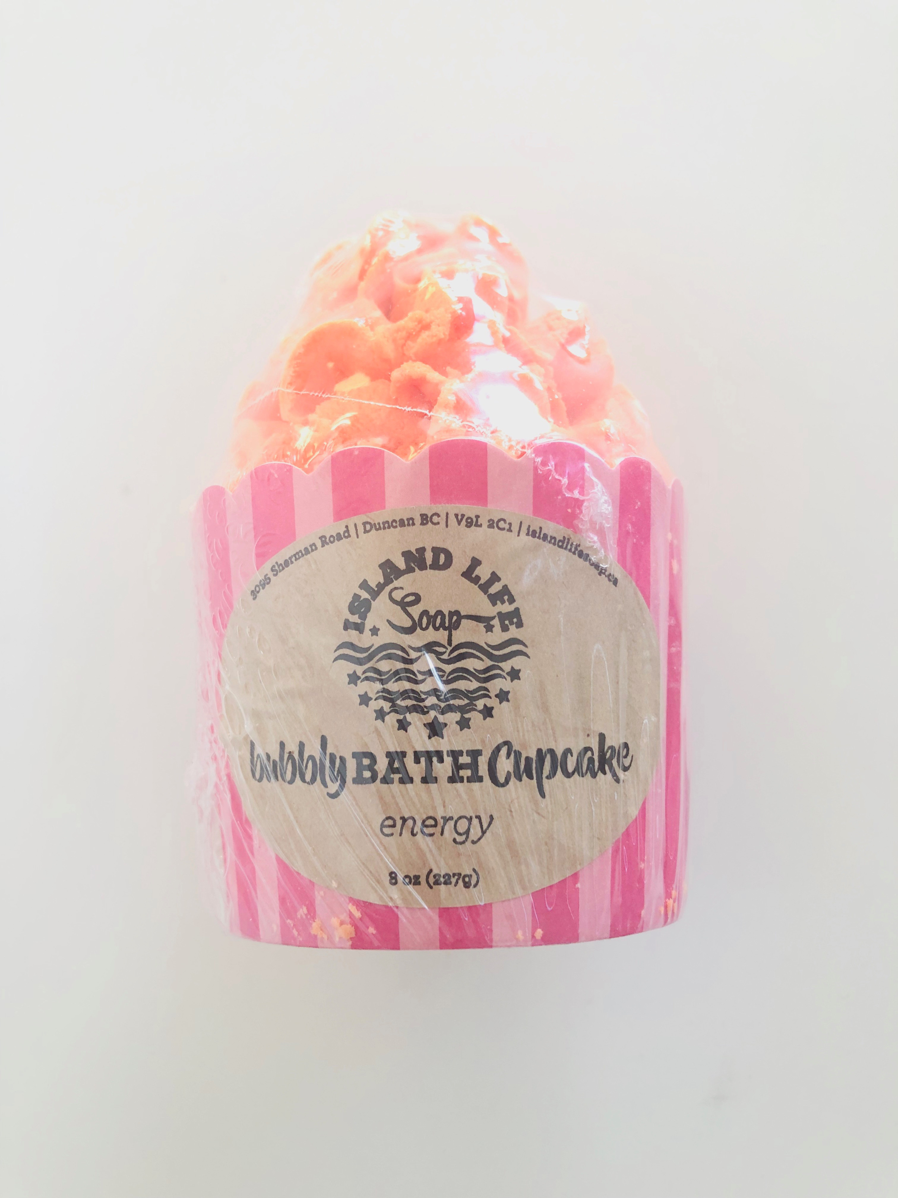 Energy Bubbly Bath Cupcake (8oz)