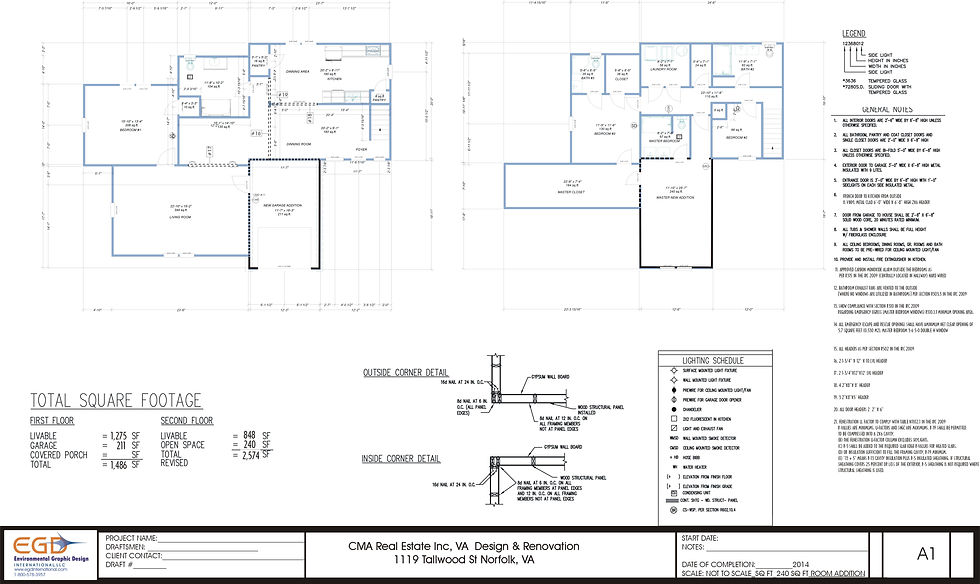 Construction Documents to renovate
