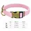 Thumbnail: Nylon Dog Collar Personalized Pet Collar Engraved ID Tag Nameplate Reflective