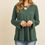 Thumbnail: Criss Cross Neck Long Sleeve Hacci Top