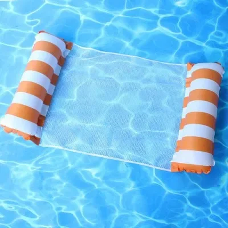 Thumbnail: PVC Summer Inflatable Foldable Floating Row Swimming Pool Water Hammock Air Matt