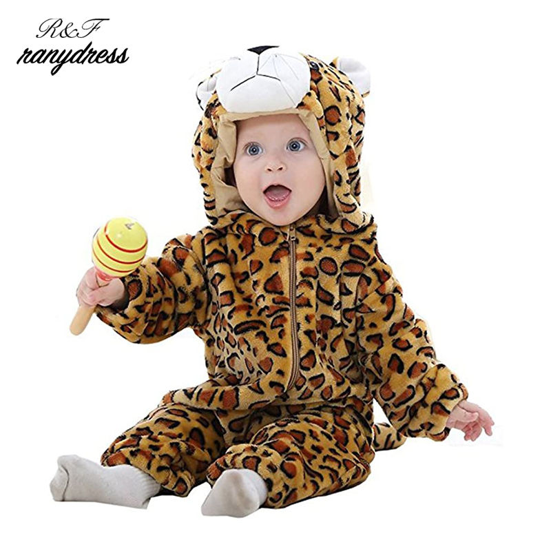 Thumbnail: Animal Cosplay One Piece Rompers Christmas Halloween Baby Girl Costume Baby