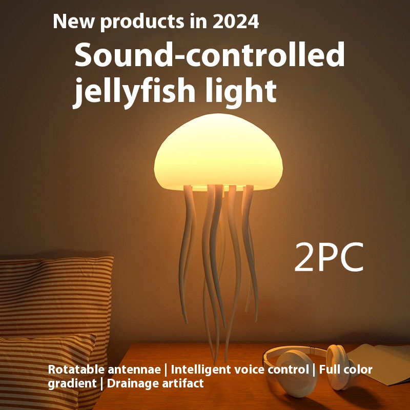 Thumbnail: Jellyfish Mood Lamp LED Jellyfish Night Light Portable Jellyfish Lamp Jellyfish 