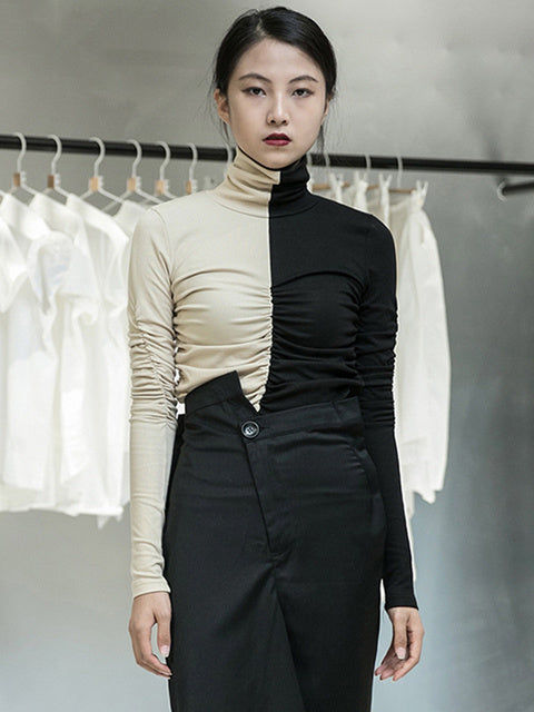 Thumbnail: Mikki Cruella Ruched Turtleneck