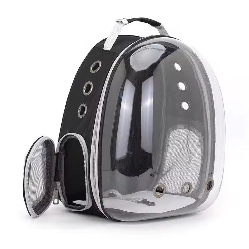 Thumbnail: Astronaut Window Dog Cat Carrier Breathable Transparent Backpack Pet Travel Bag