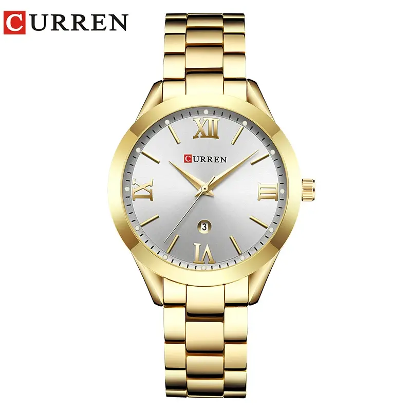 Thumbnail: CURREN Watch Women Watches Ladies 9007 Steel Women's Bracelet Watches Female