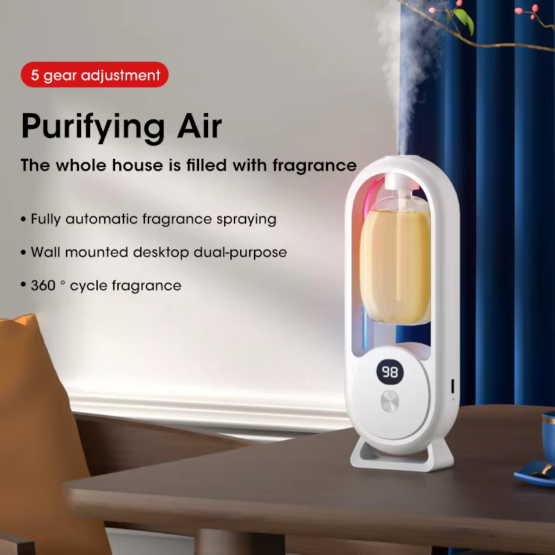 Thumbnail: Wall Mounted Automatic Fragrance Machine Hotel Spray Toilet Deodorization Househ