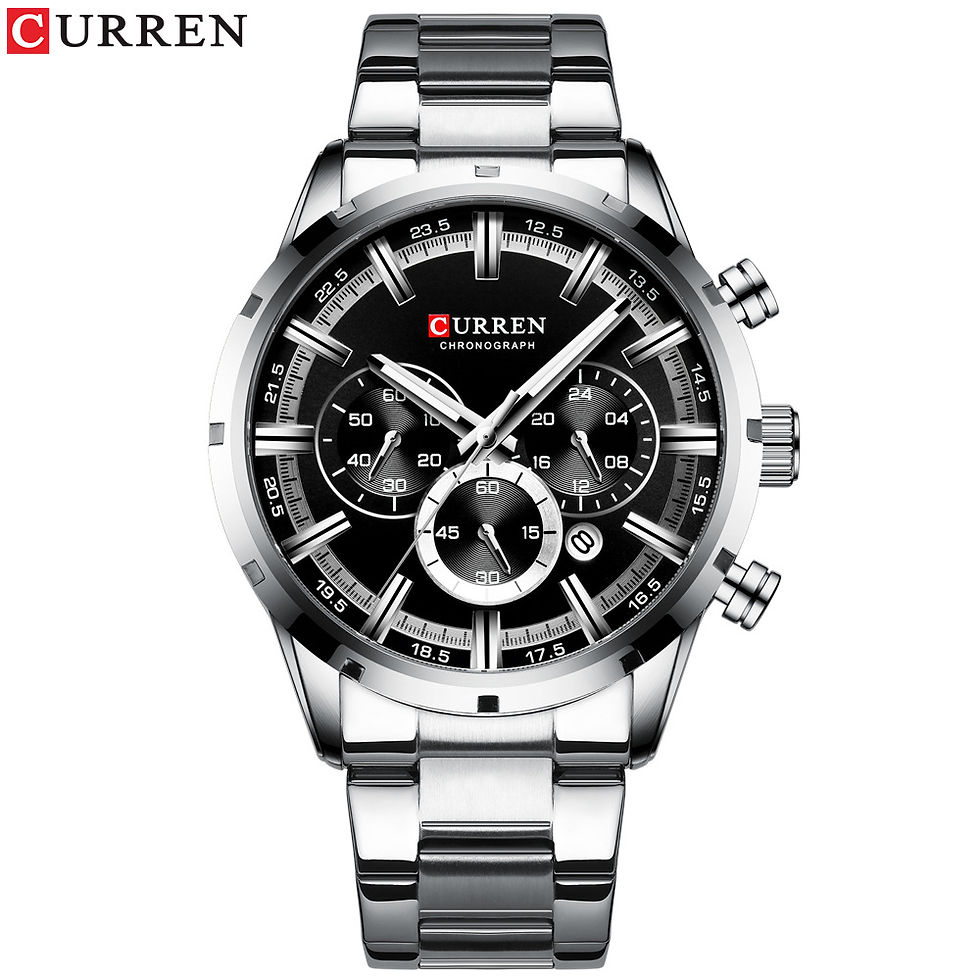 Thumbnail: Relojes Hombre Curren 8355 Original Brand Chronograph Mens Watches