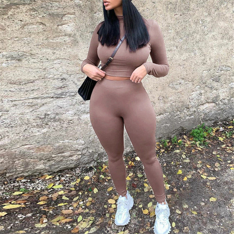 Thumbnail: 2021 New Arrivals 18 Color Fashion Casual Sports Fitness  Crop Top Yoga
