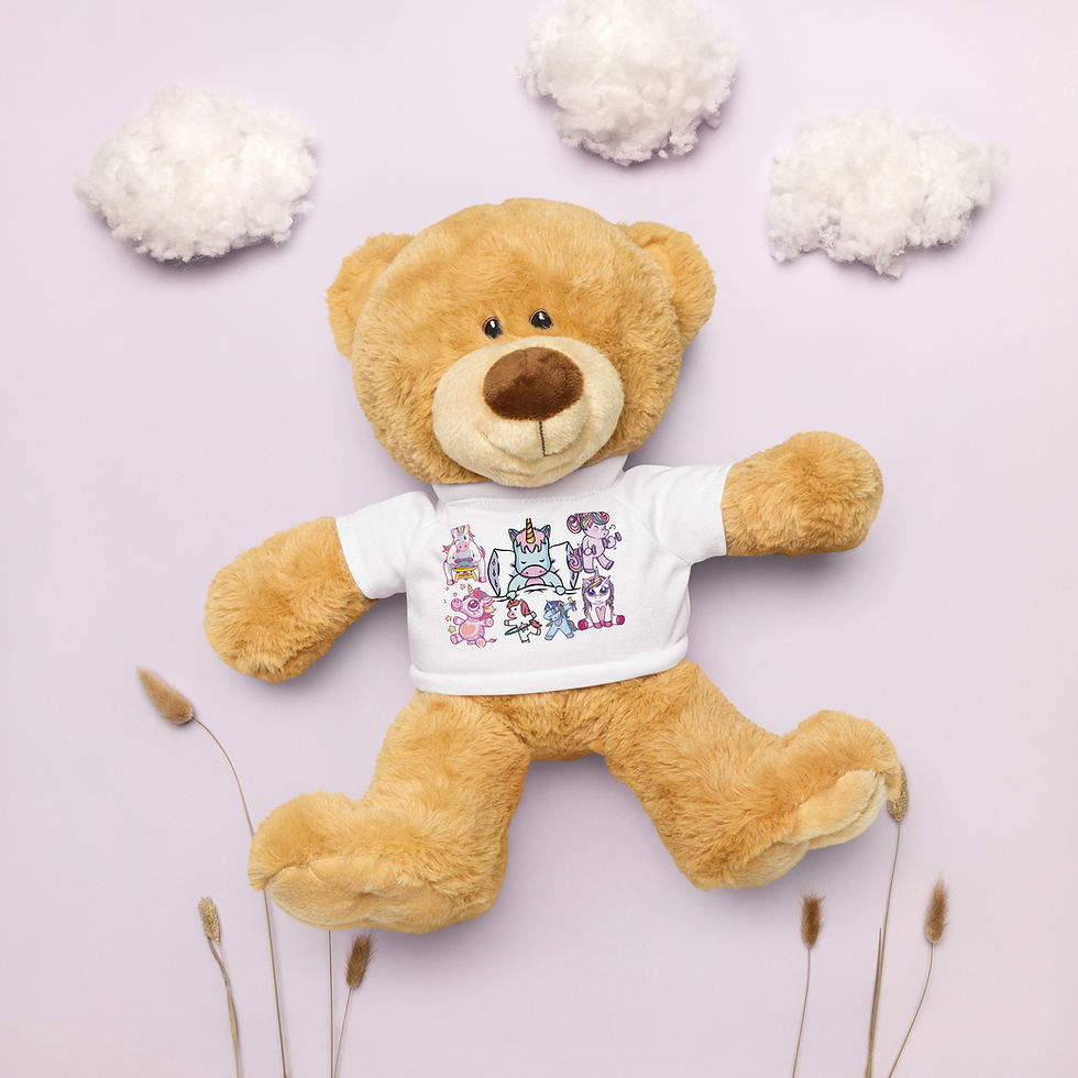 Thumbnail: Teddy bear with a t-shirt copy
