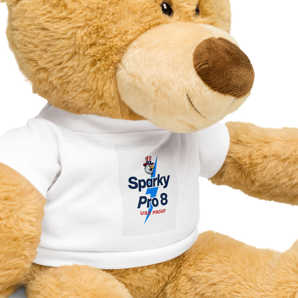 Thumbnail: SparkyPro8 Logo Teddy Bear