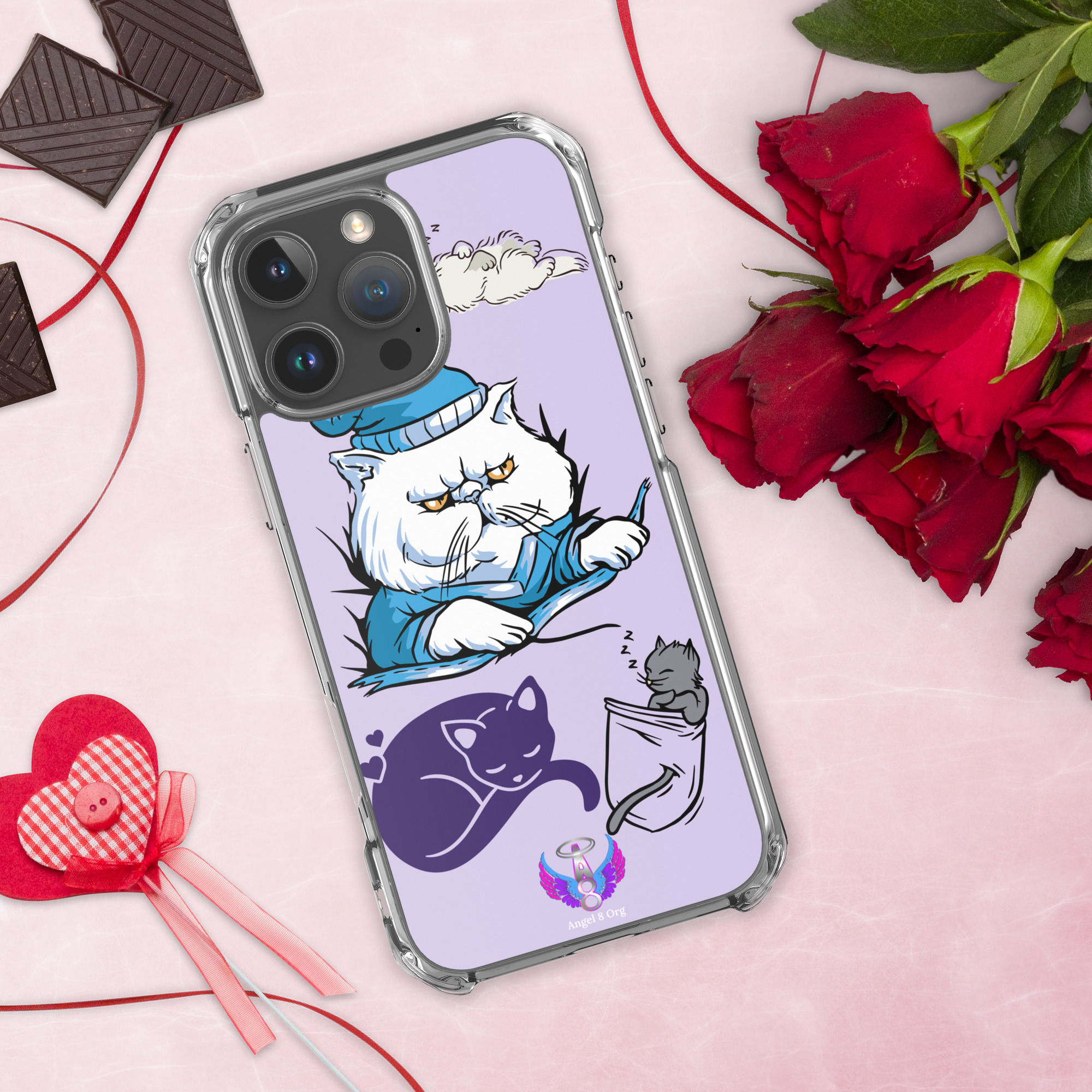 Clear Case for iPhone®' "Just Sleep"