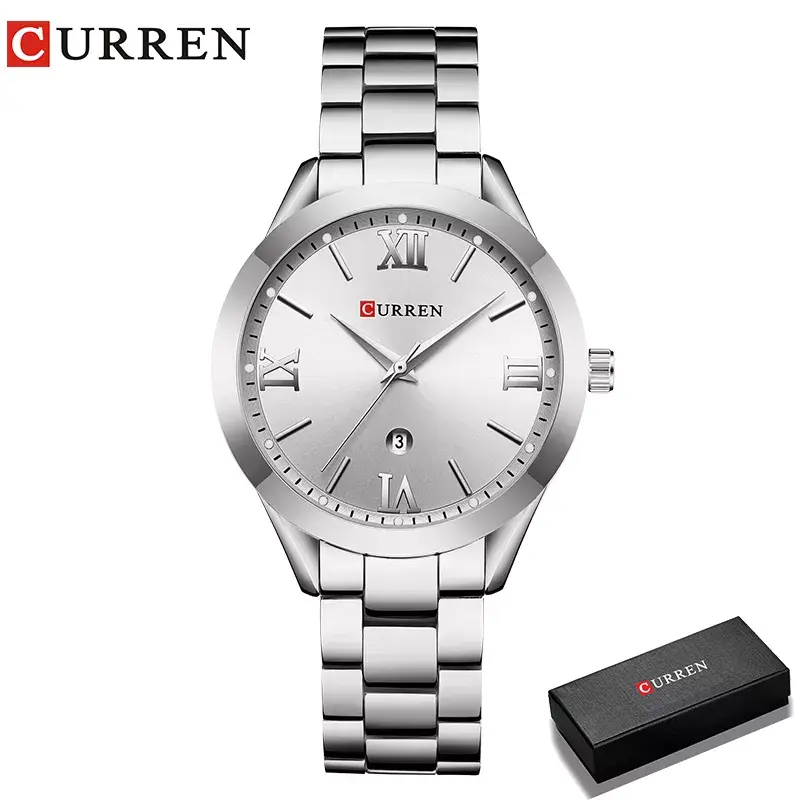 Thumbnail: CURREN Watch Women Watches Ladies 9007 Steel Women's Bracelet Watches Female