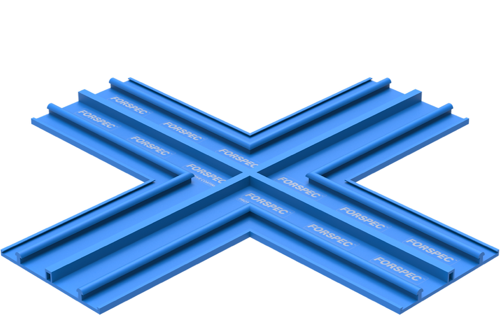 PREBAR PVC WATERSTOP CROSS PIECE EXTERNAL