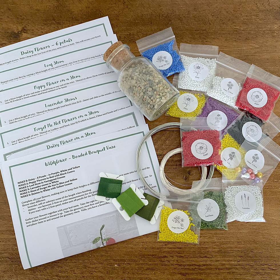 Thumbnail: Wildflowers Bead Craft Kit