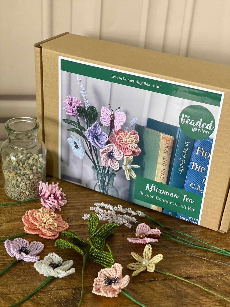 Thumbnail: Afternoon Tea Vase of Flowers Craft Kit
