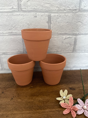 Plain Terracotta Pots | The Beaded Garden