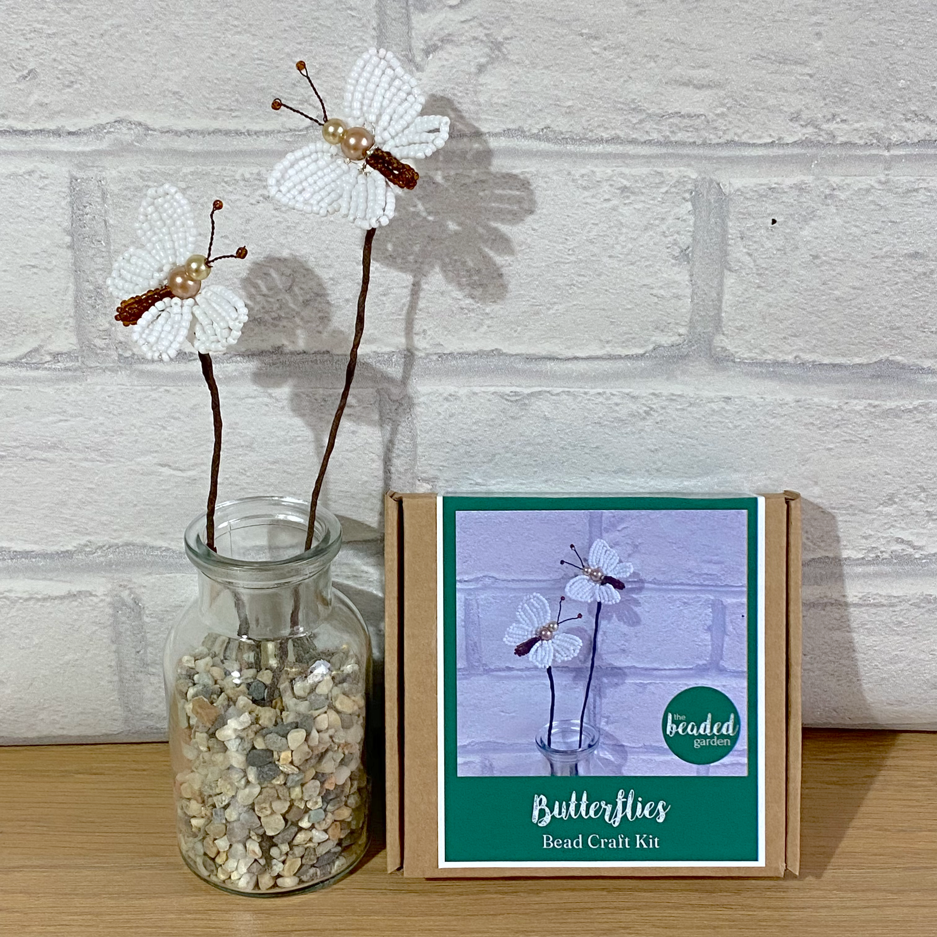 Butterflies White Craft Kit