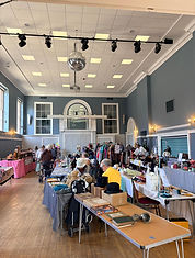 Image of the Indoor Market held in the Assembly Rooms every Friday.