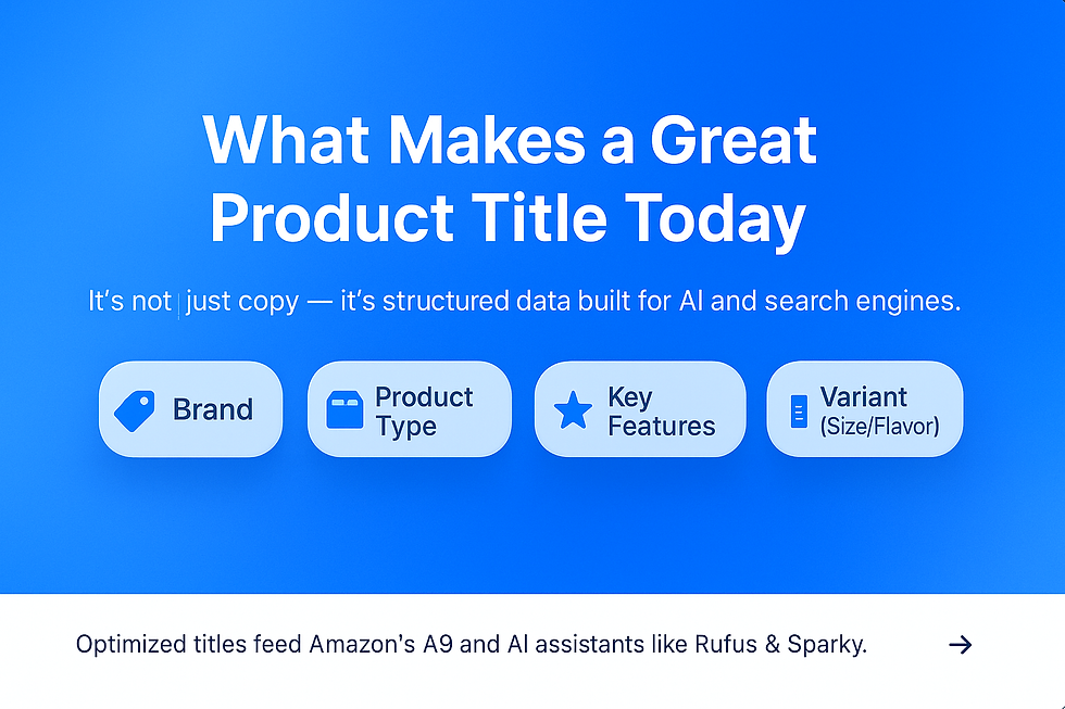 What Makes a Great Product Title Today