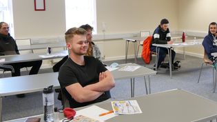 Sesiwn hyfforddi wyneb i wyneb gyntaf yn ein swyddfa ym Mangor heddiw!