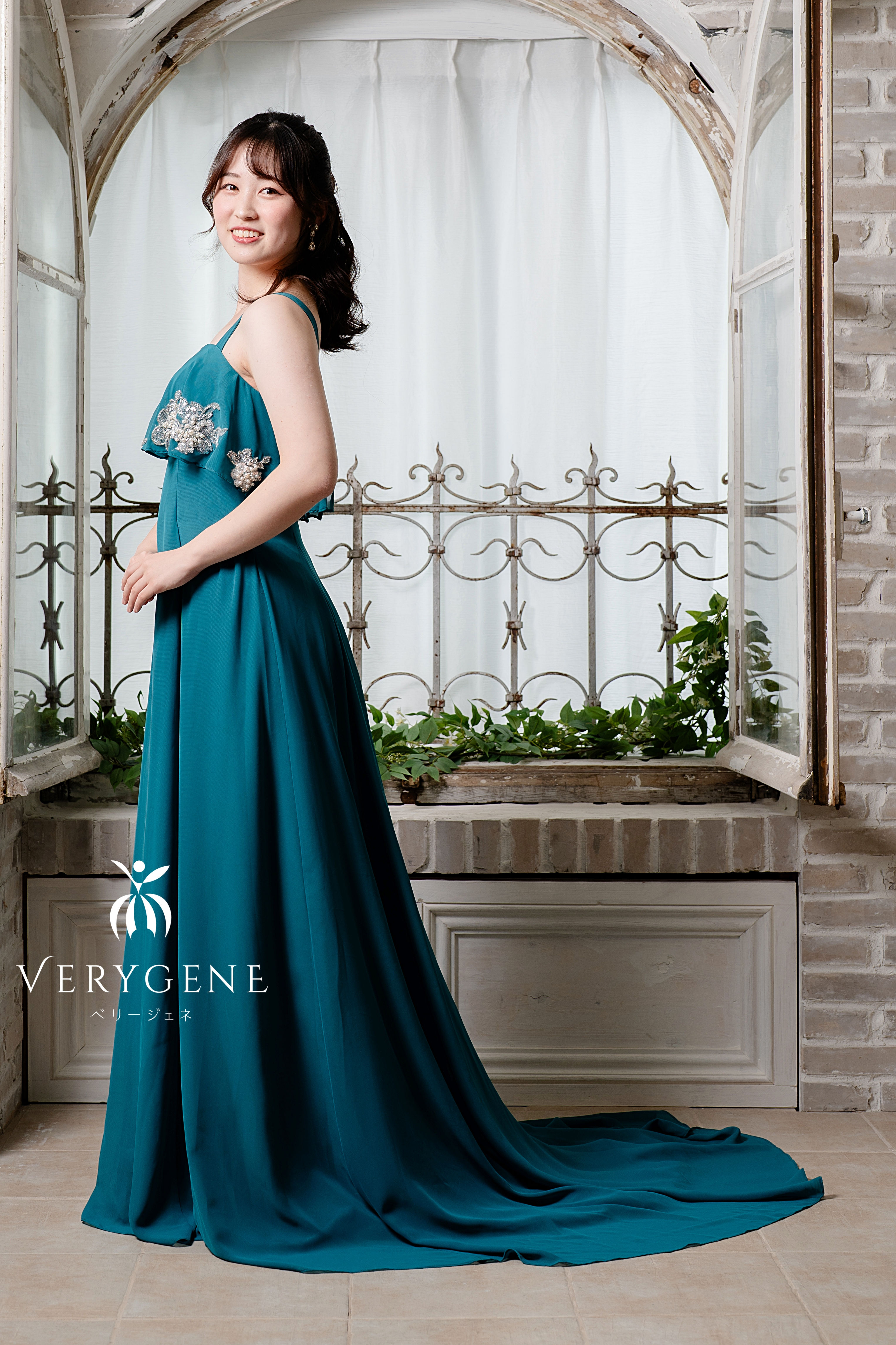 ジュエルシフォンドレス (nad00079)