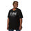 Thumbnail: Front view of a plus size woman wearing heather a black Christmas Tree T-shirt for sale online at gracefultshirts.com
