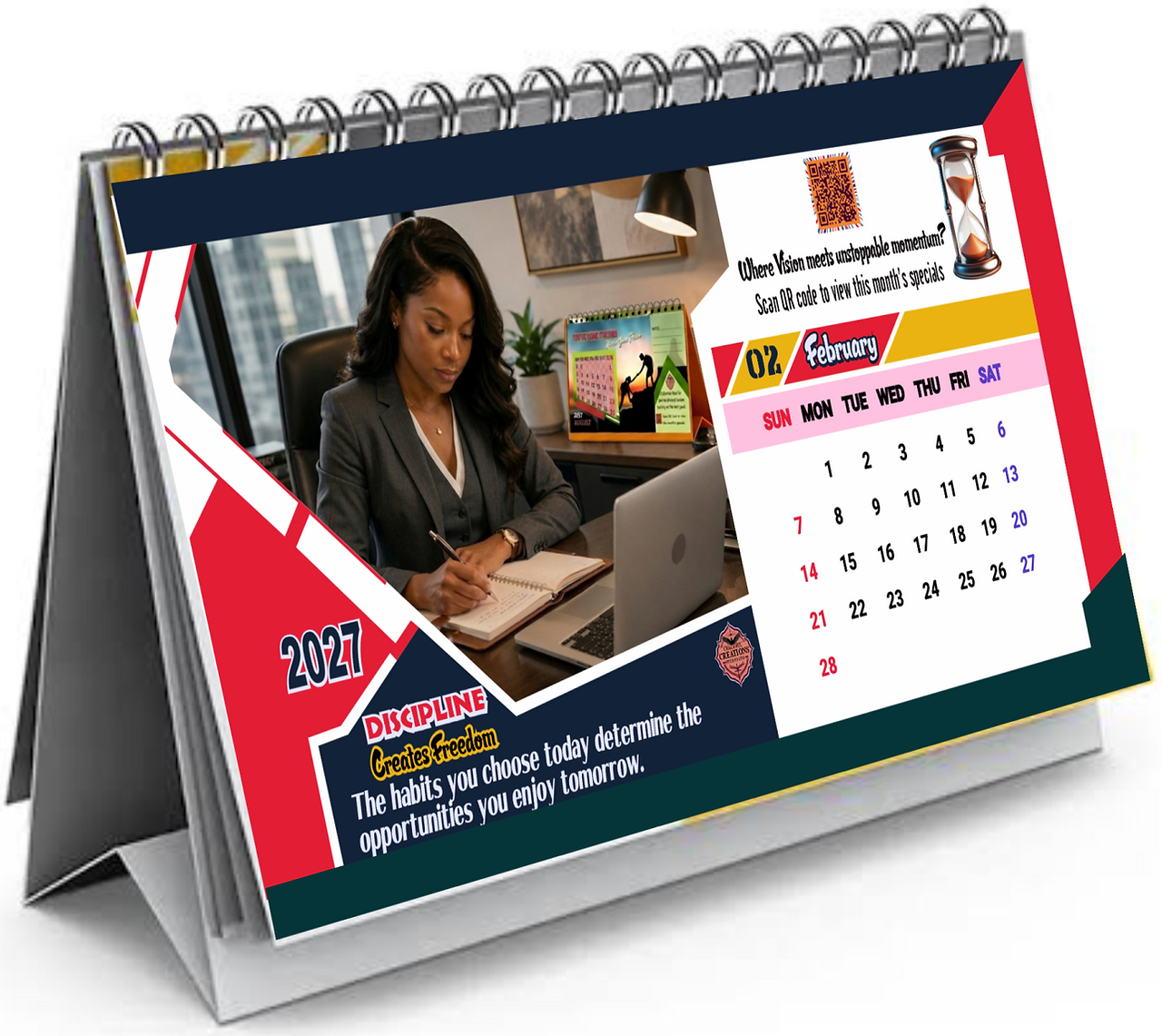 2027 Inspirational Desk Calendar